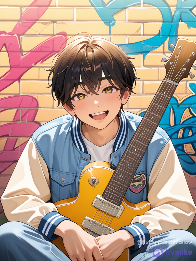 Guitar Boy Glow Up 🎸✨