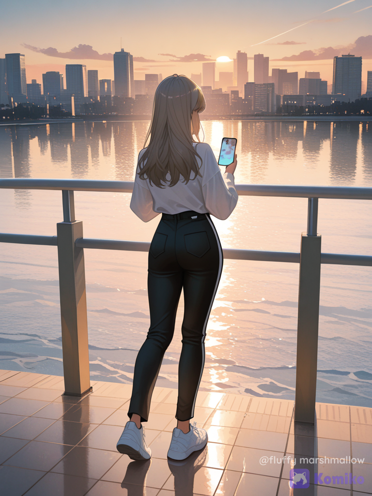Golden Hour by the Water 🌅✨