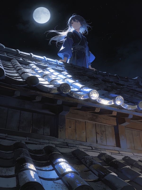 Standing in the moonlight