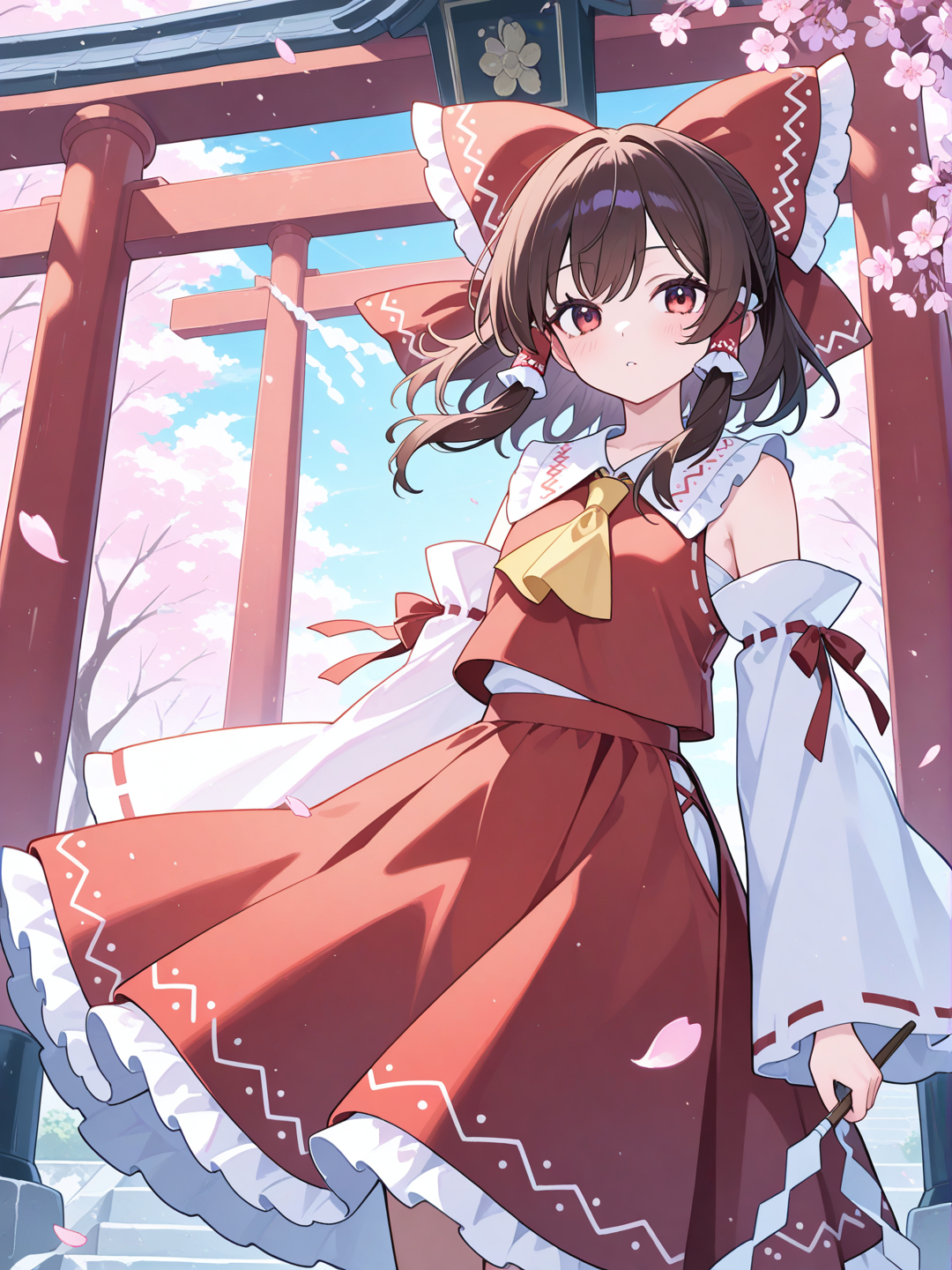 東方Projectのメイン主人公博麗霊夢