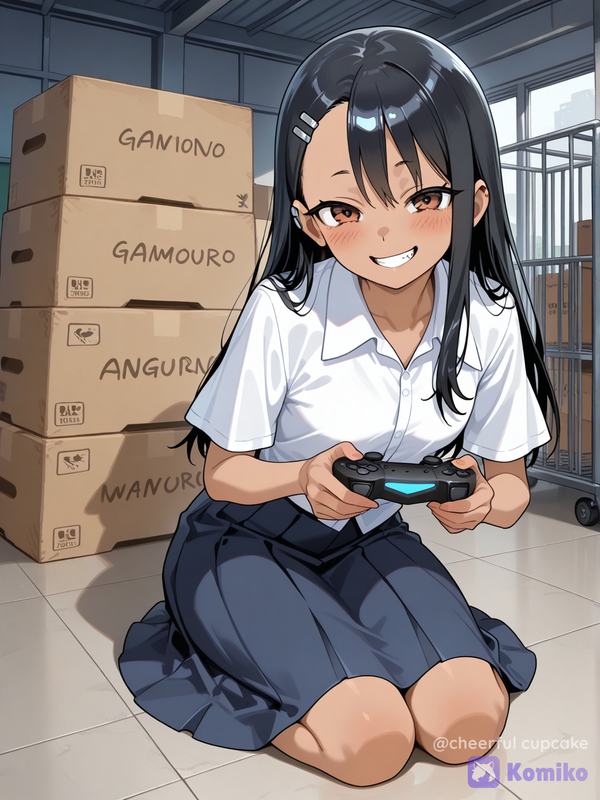 Nagatoro is lazy