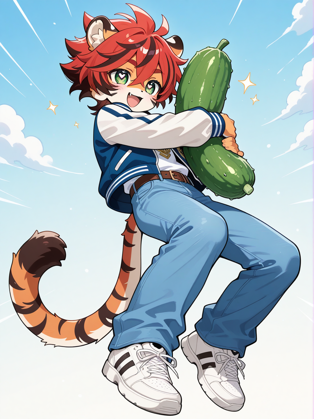 Jonny falls in love with a cucumber.