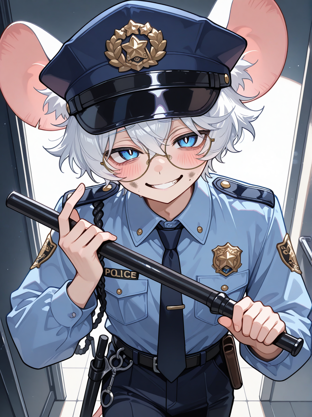"Because of you, I lost a point on my last test! Now you're going to be punished!"