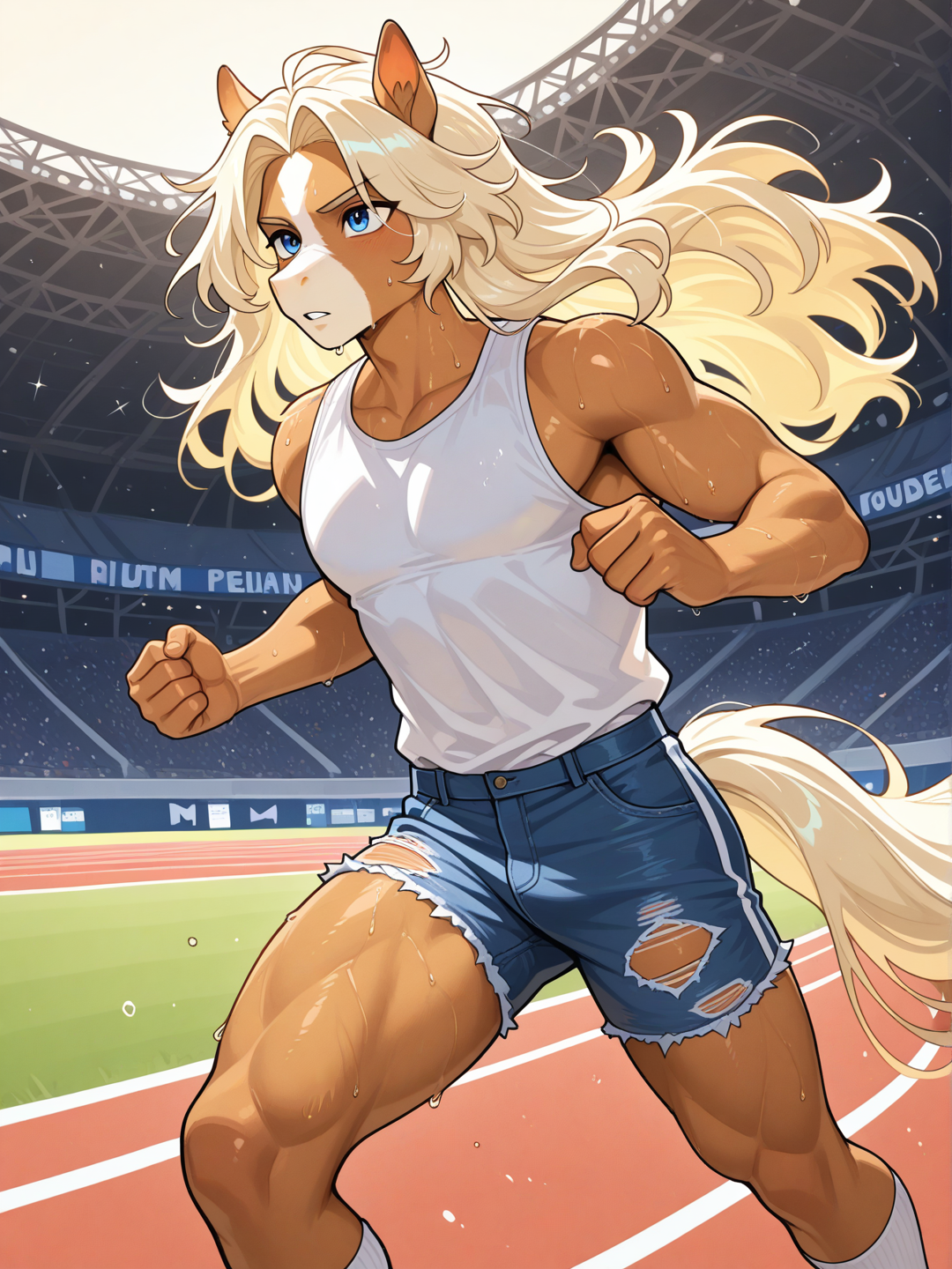 "I'm running for victory! And carrots!"