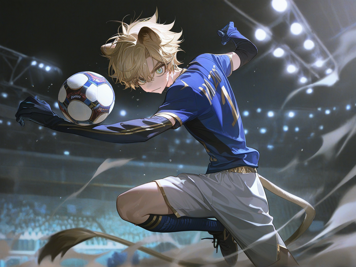 "I'm the goalkeeper! No one gets past me!"
