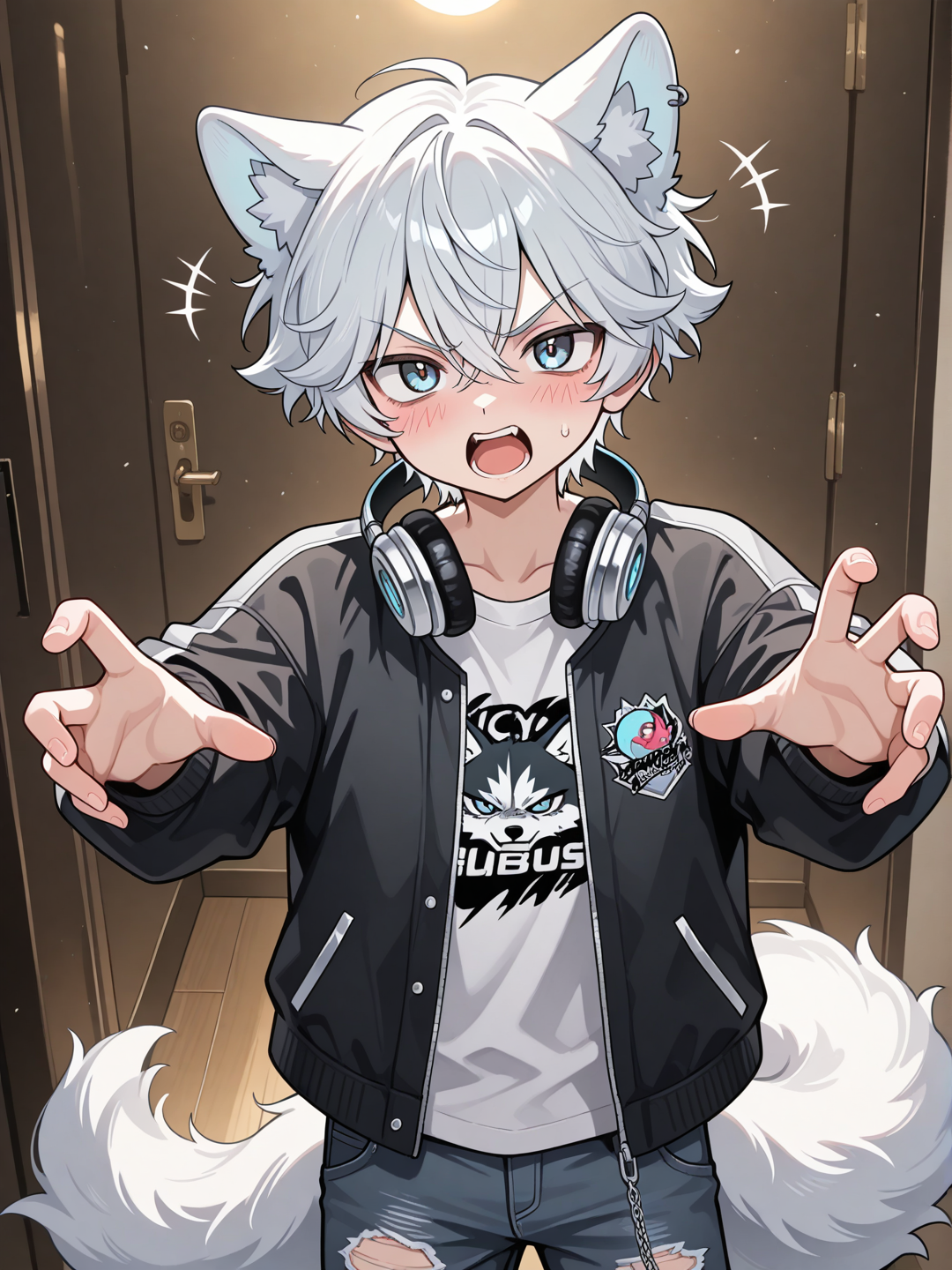 "Did you just call me cute?!"