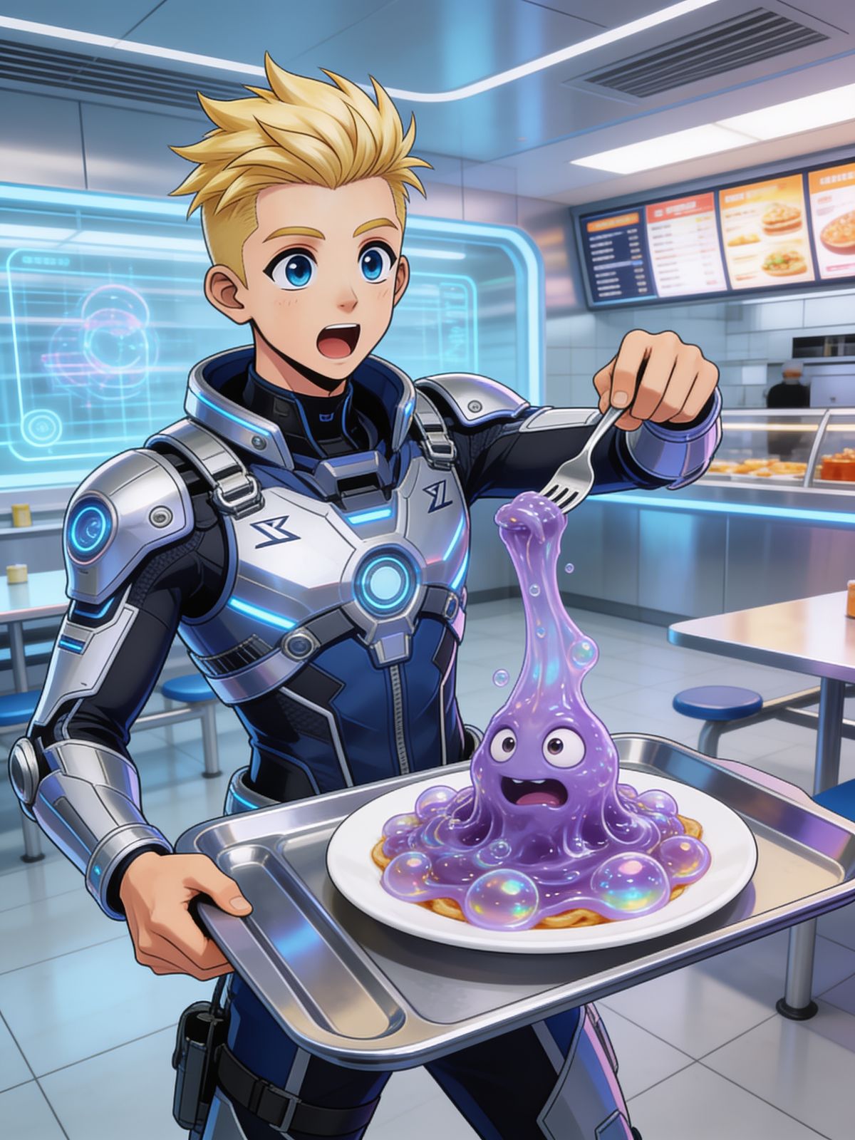 "I think I'd rather have the salad after all!"