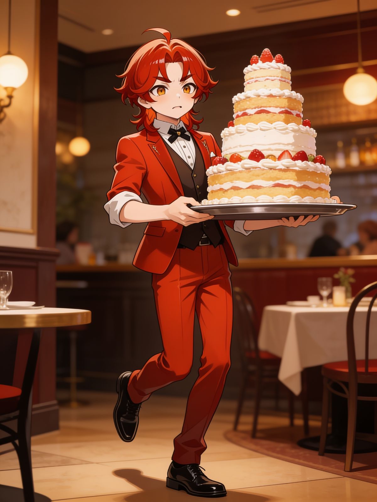 "Who on earth can eat a whole cake by themselves?"