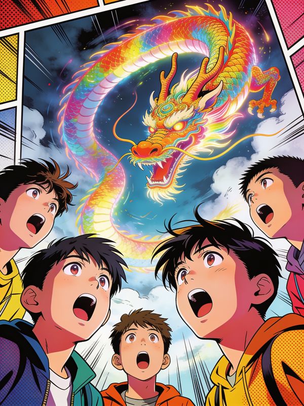 The Sacred Gay Rainbow Dragon