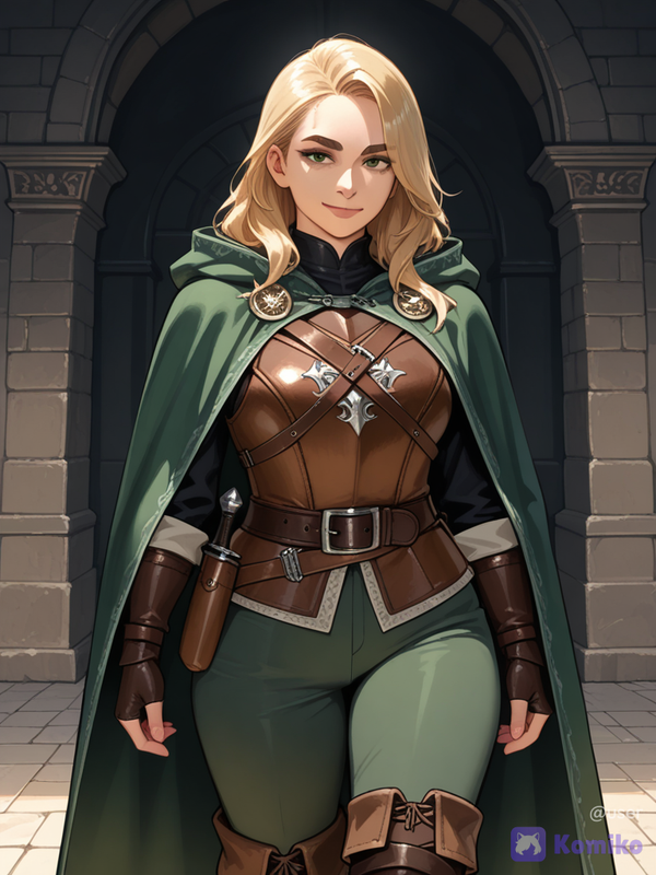 blonde-haired adventurer