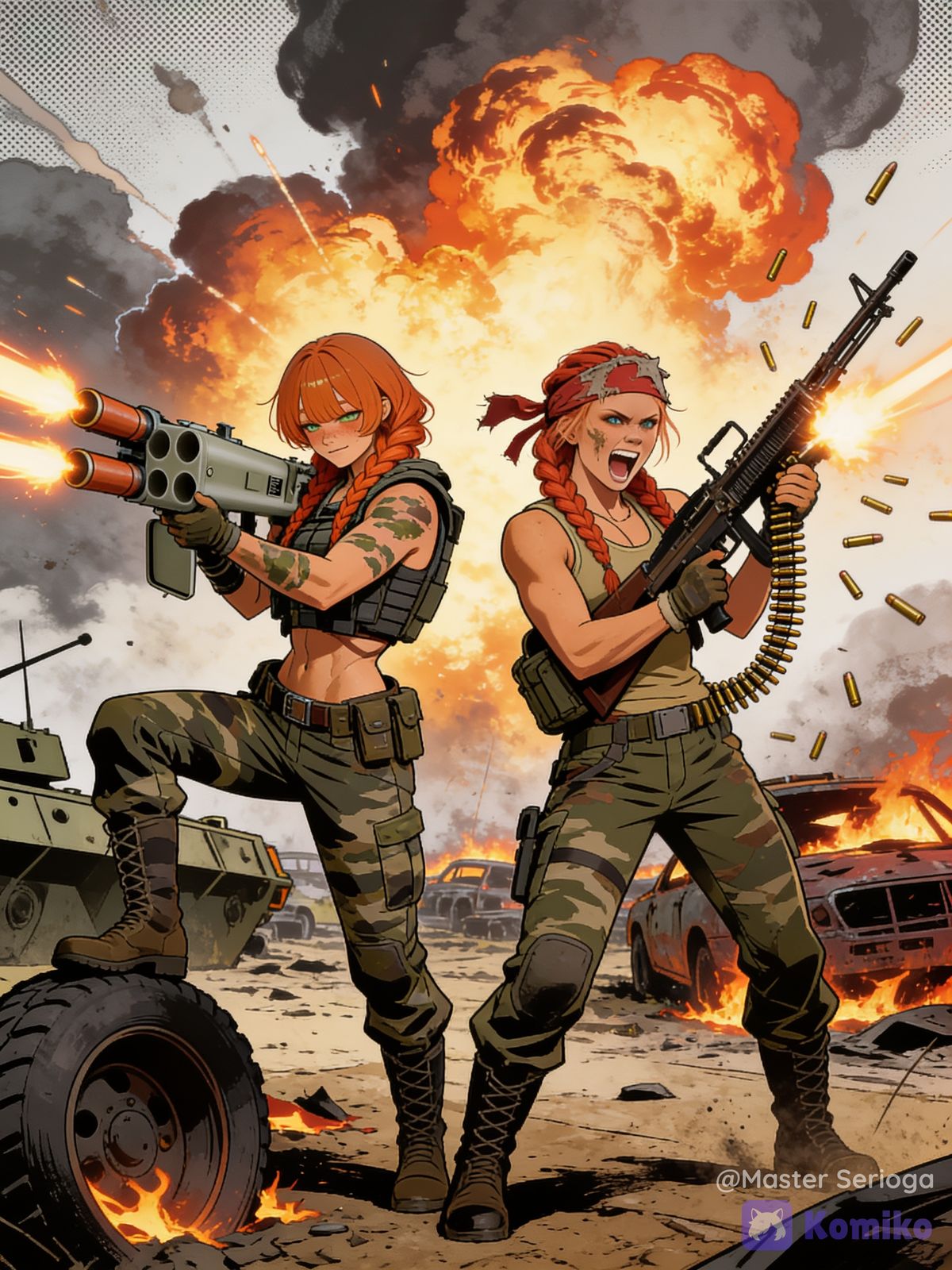 Sigrid and Helga BROFORCE (A lousy attempt)