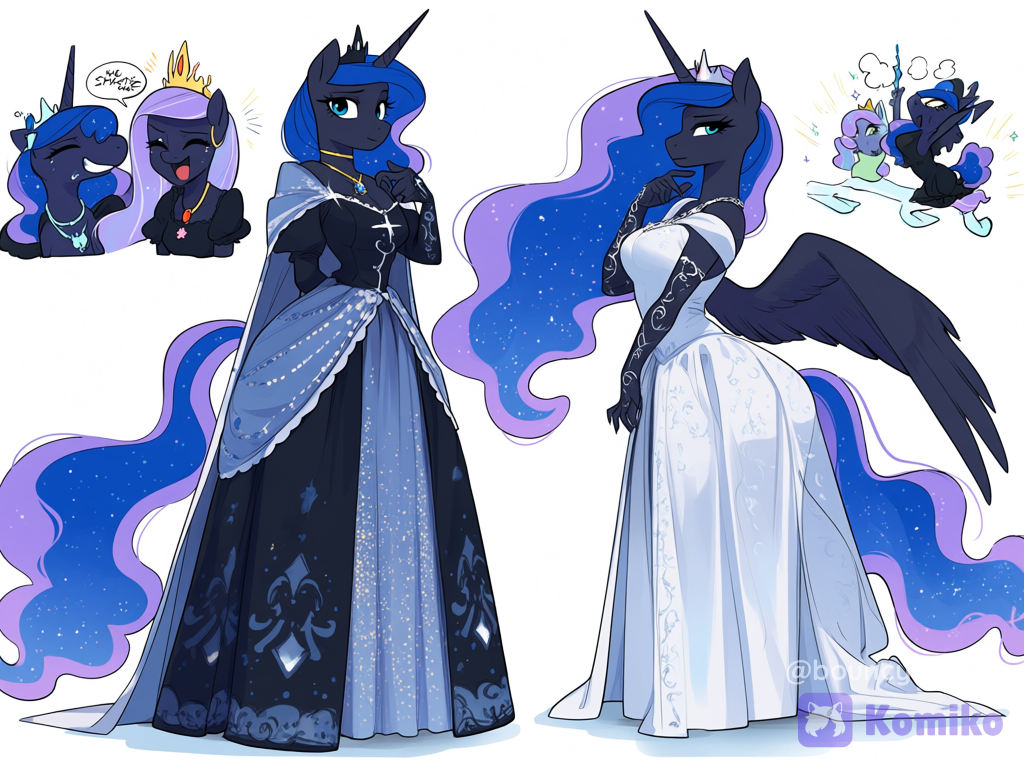My Little Pony The Anthro Manga Princess Luna