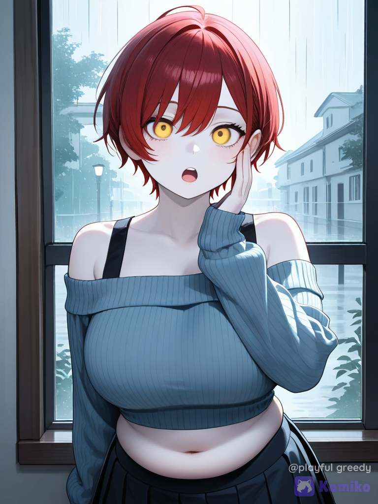 Ah! It's raining