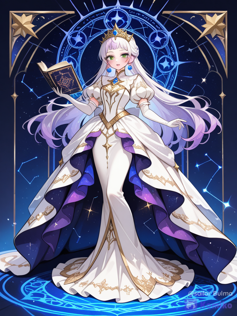 Une princesse signe de la Vierge