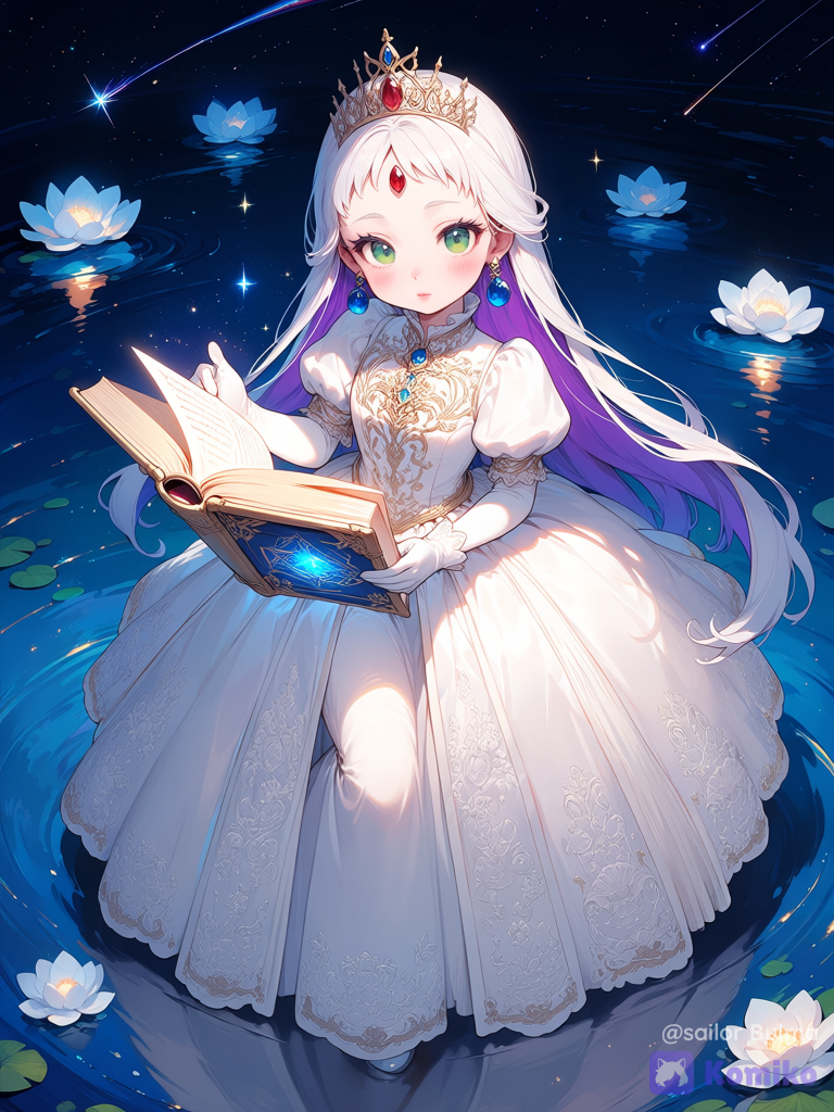 La princesse gourmande li un livre magique