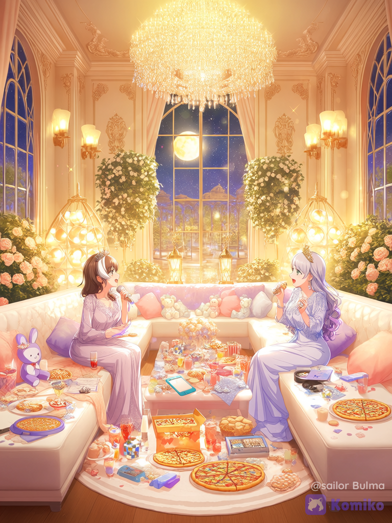 Une soirée pyjama avec la princesse gourmande et Émilie