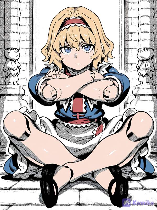 Alice Margatroid She’s Like A Crossed Arms Sitting