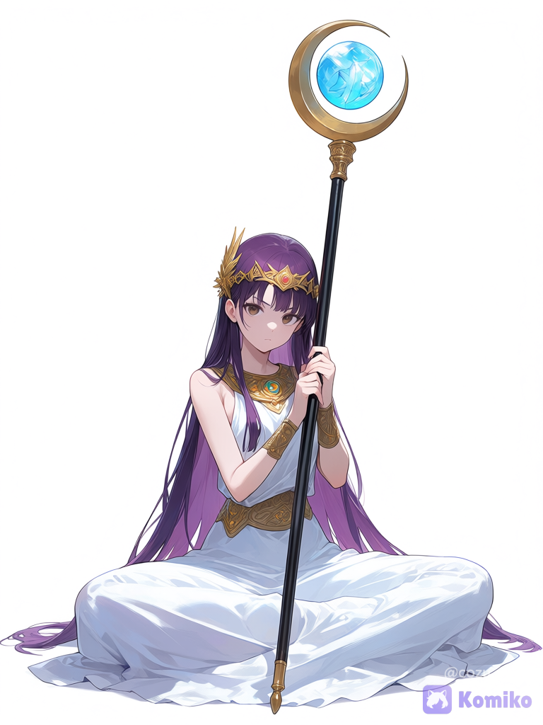 Athena Saori She’s Like Indian Style Sititng
