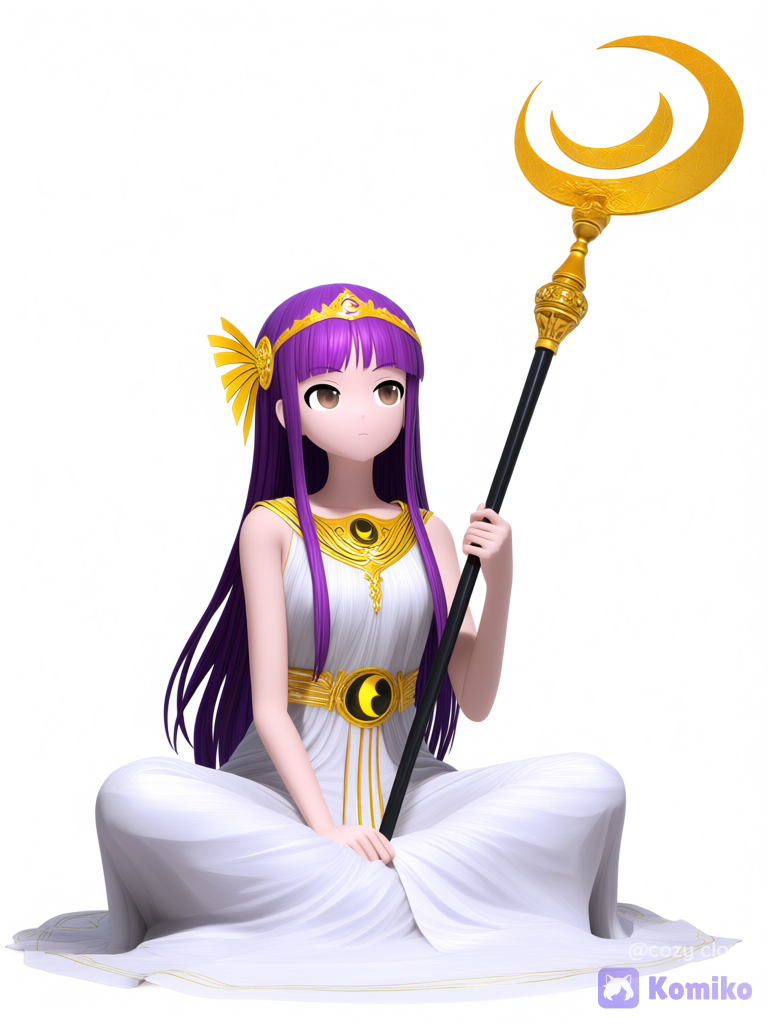 Athena Saori She’s Like Indian Style Sititng