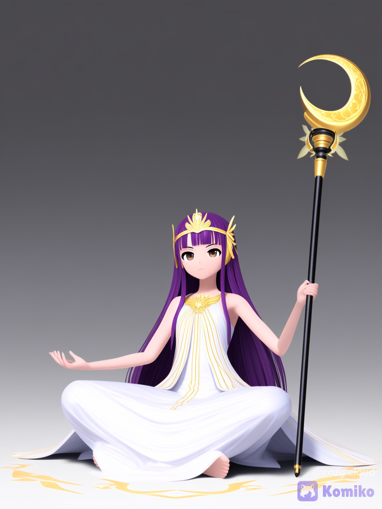Athena Saori She’s Like Indian Style Sititng