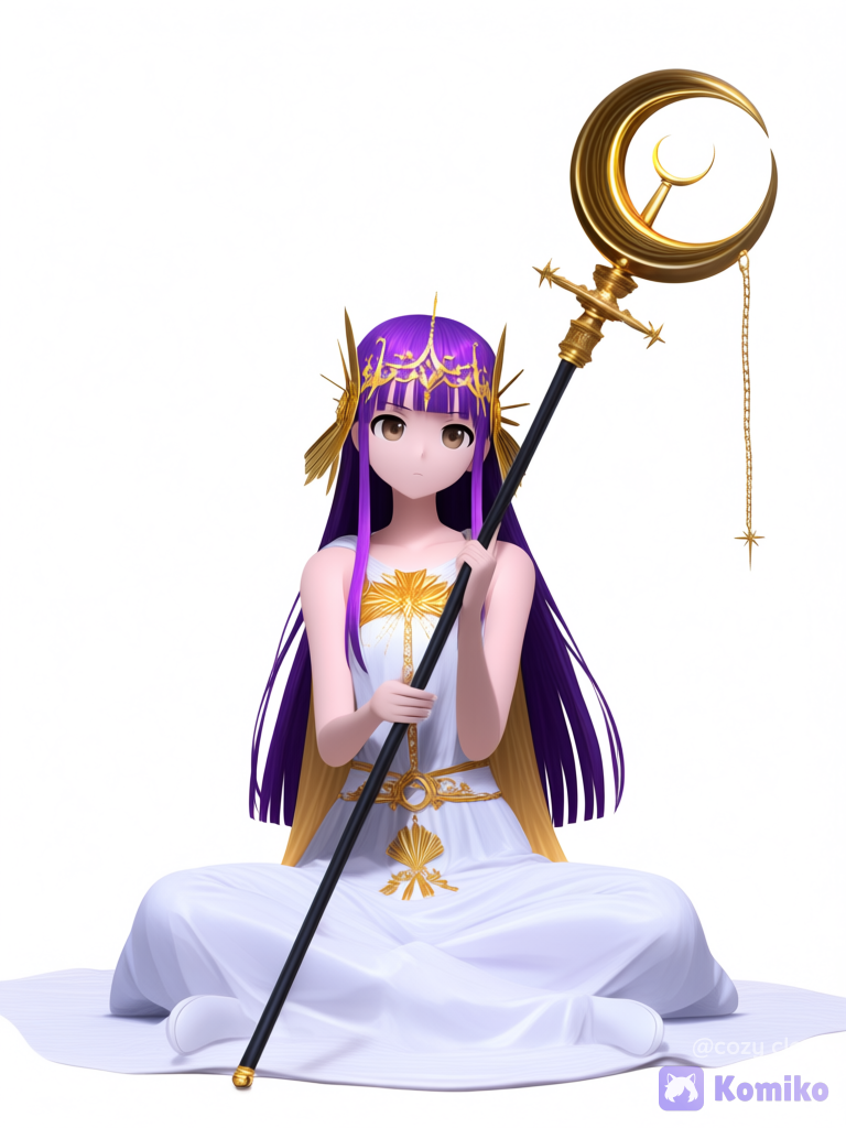 Athena Saori sitting
