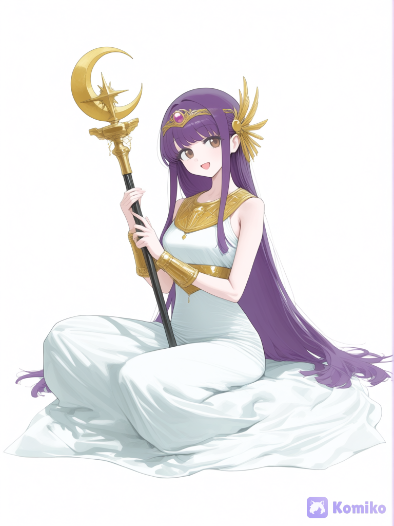 Athena Saori sitting