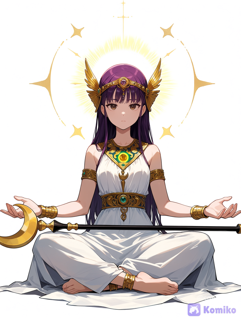 Athena Saori sitting