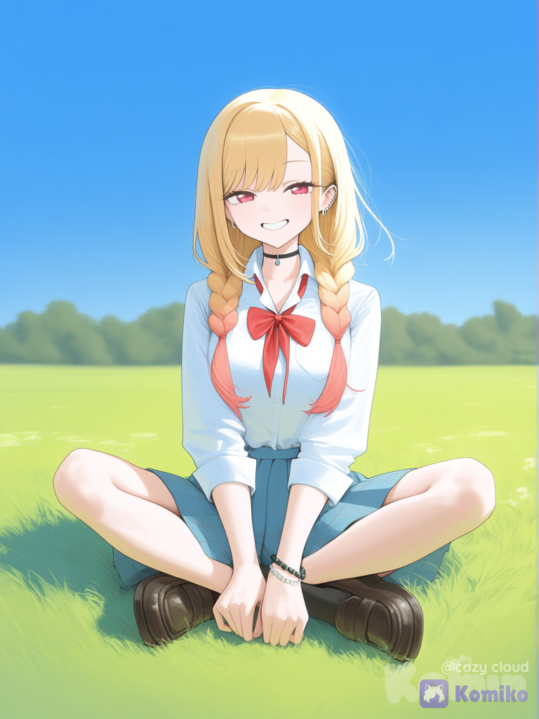 Kitagawa Marin Sitting