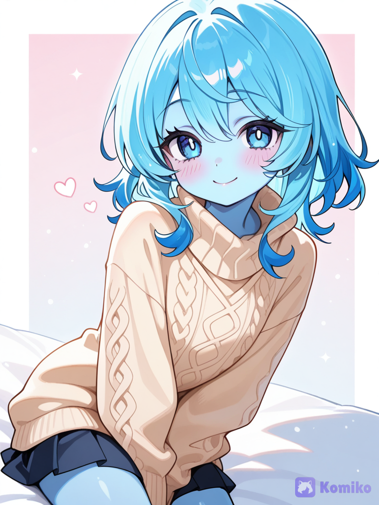 This story is the blue girl