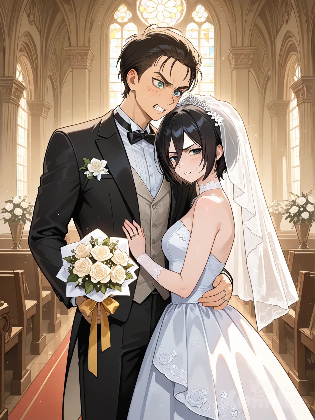 Eren yeager Marriage with Mikasa 💗