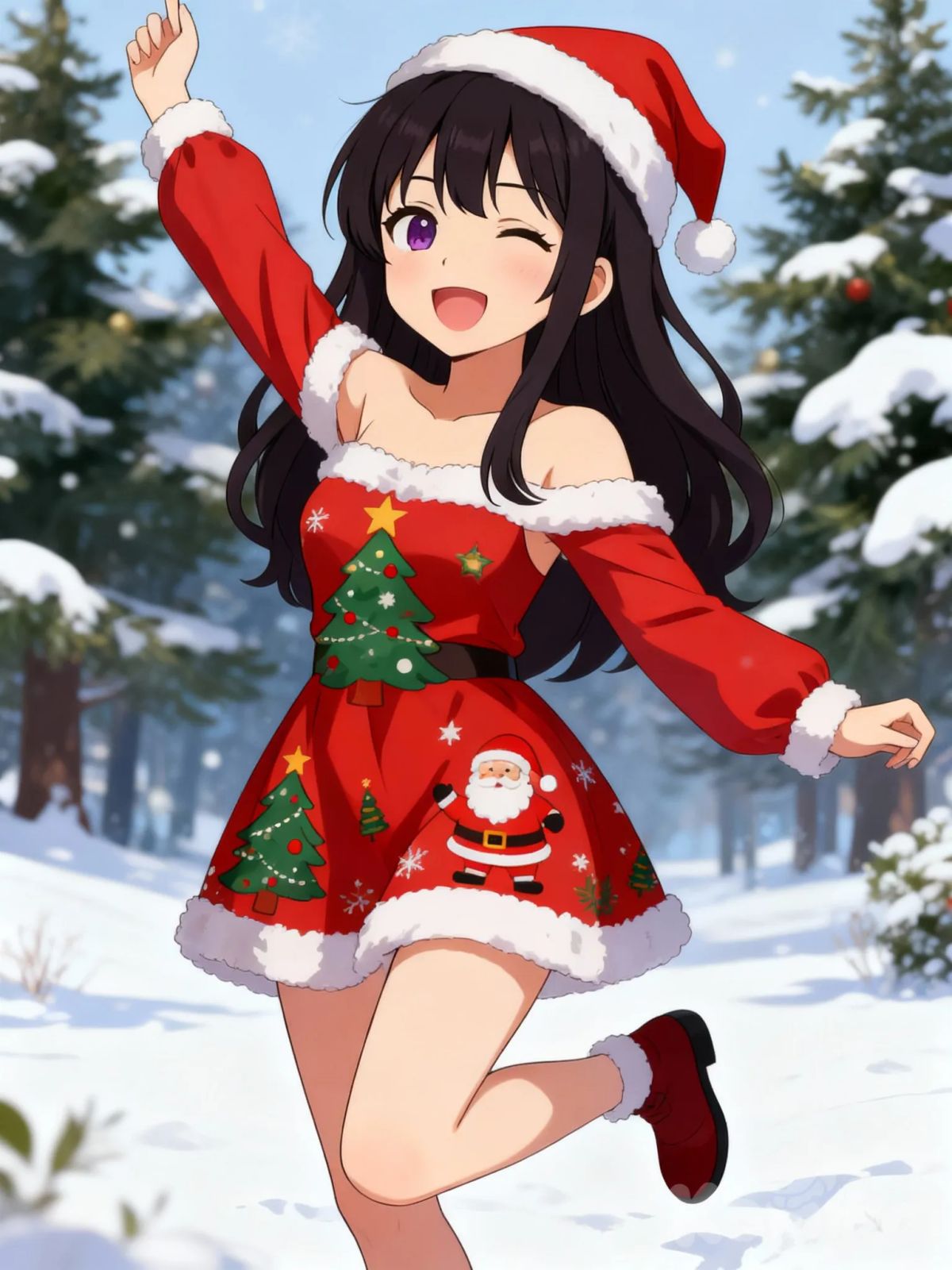 @alex-A8He en tenue de noel