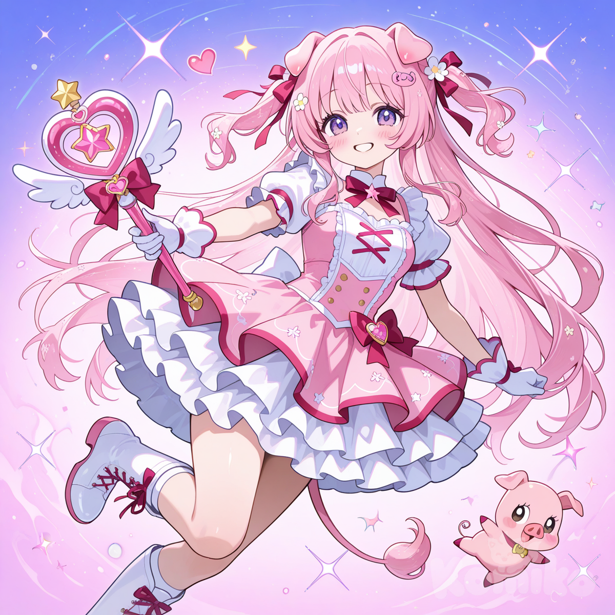 magical girl peppa pig