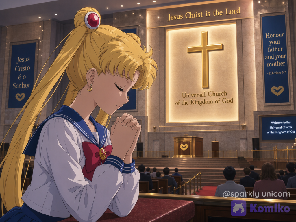 usagi praying