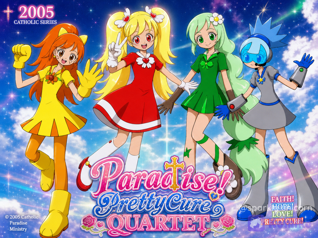 paradise pretty cure quartet