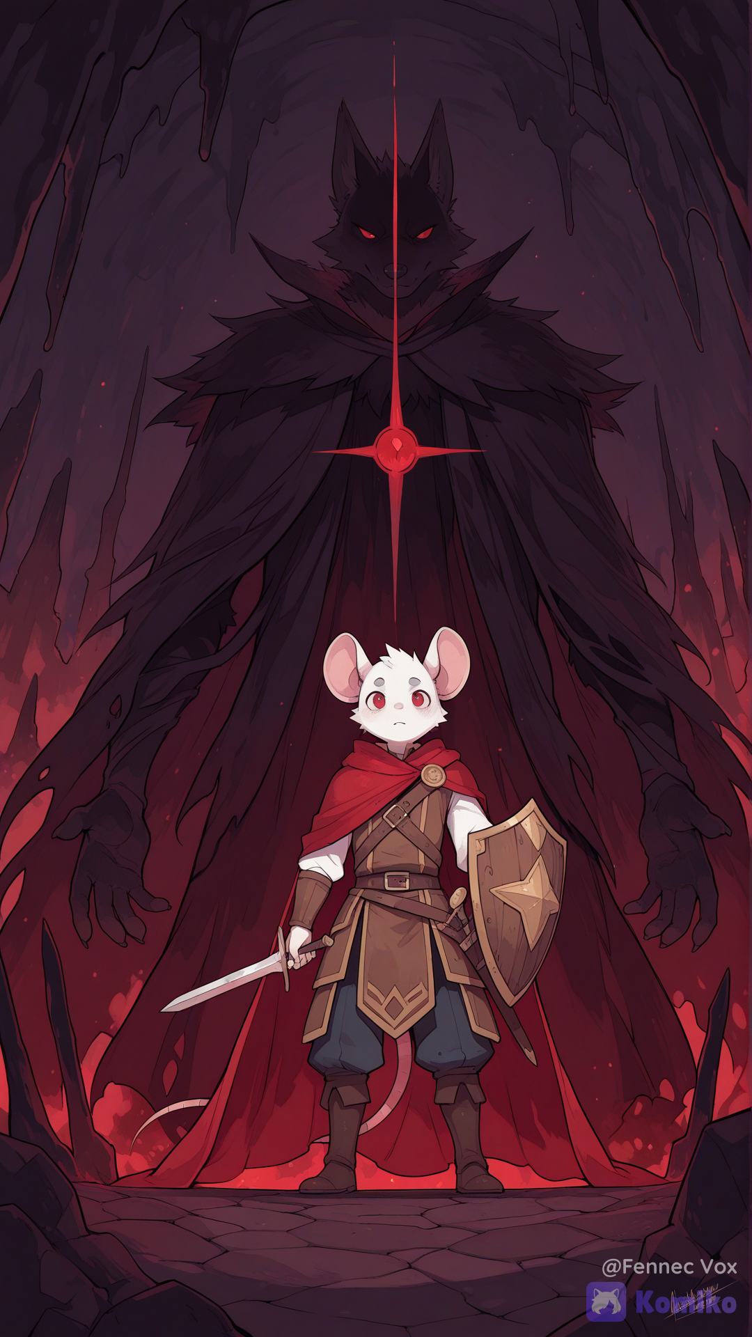 Brave little mouse