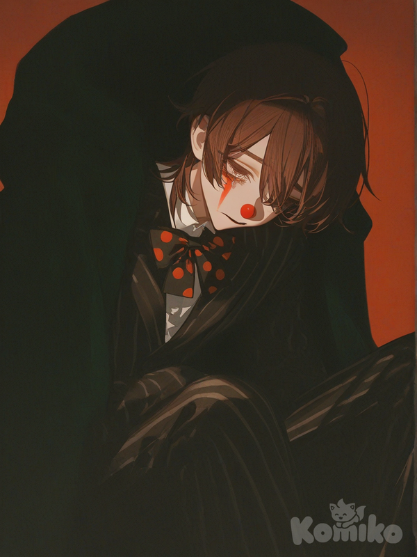Sad clown