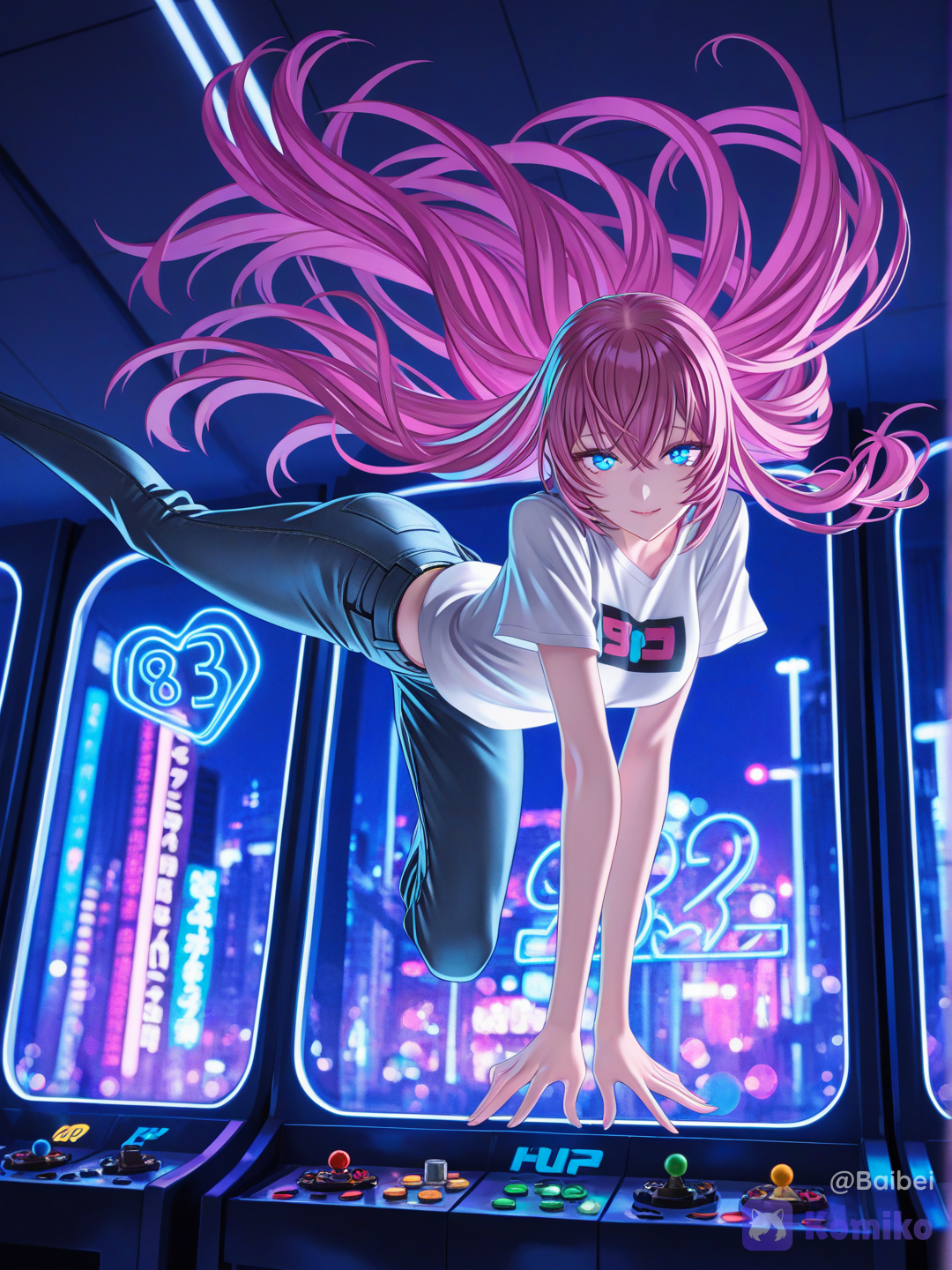 Beautiful retro megurine Luka