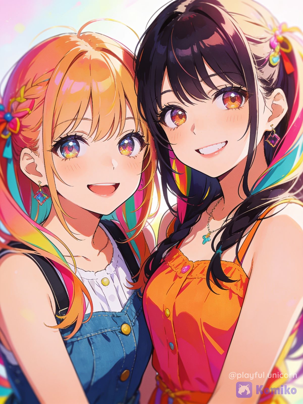 Duas garotas lindas