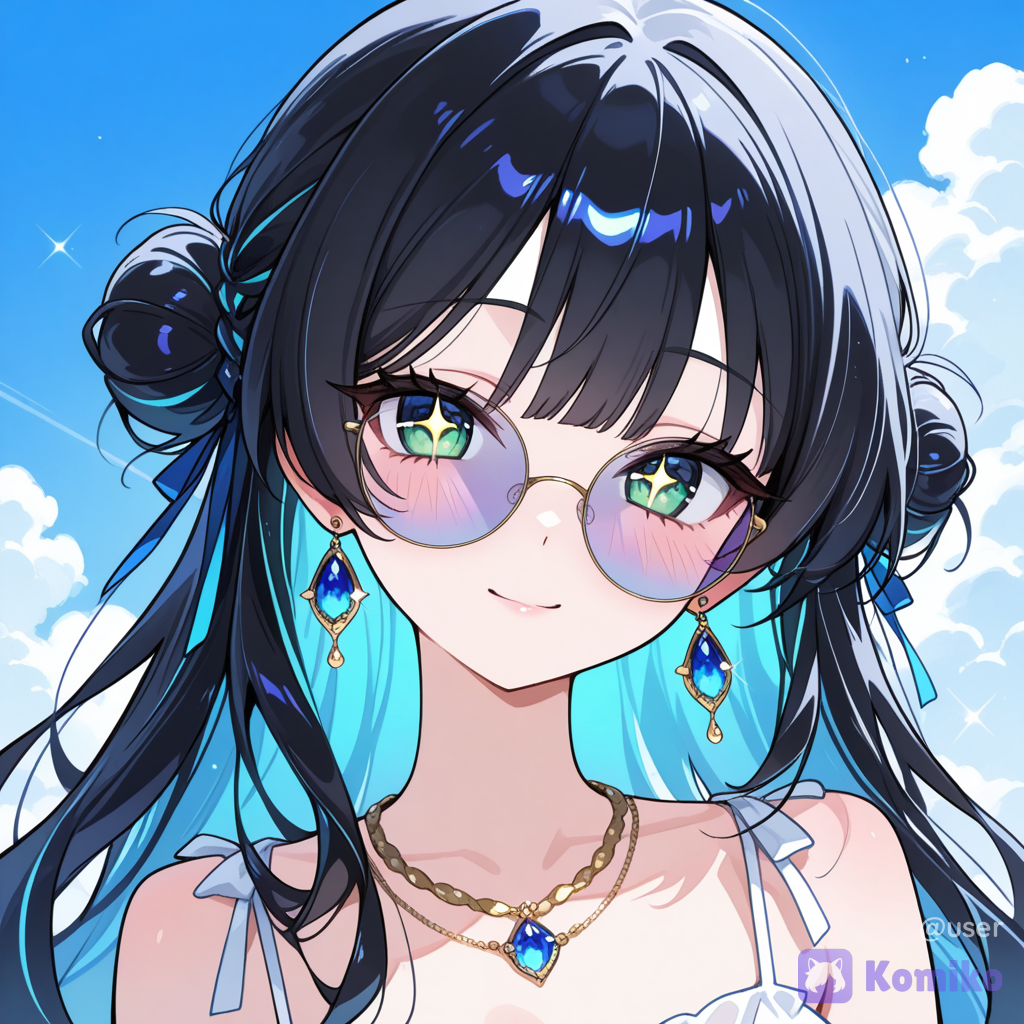 Kính tròn và nắng xanh ☀️💎