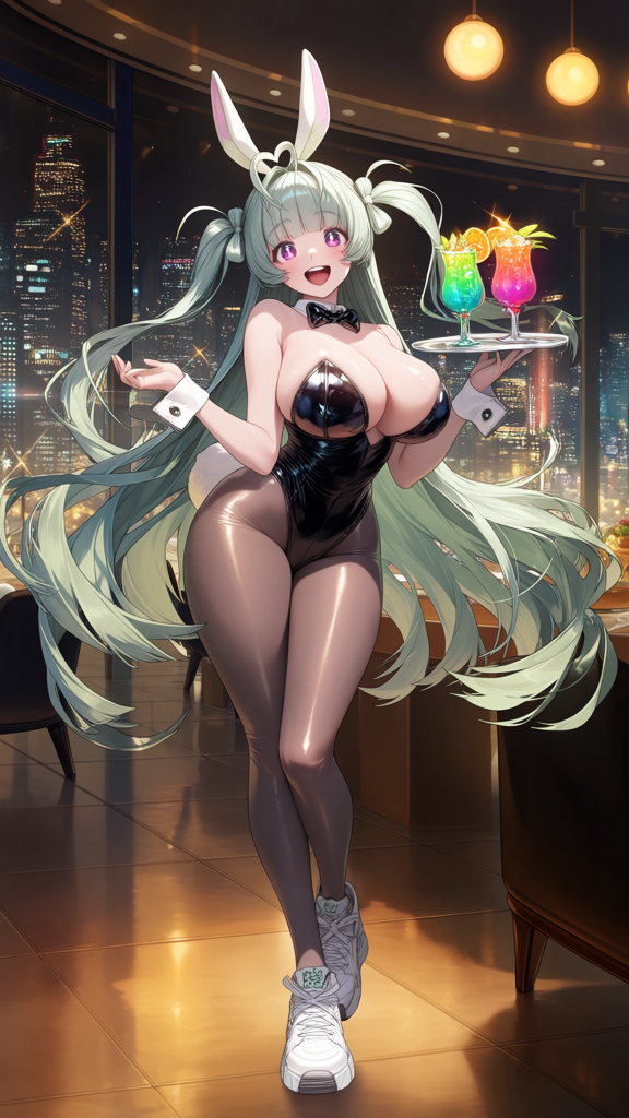 Soda twinkling bunny
