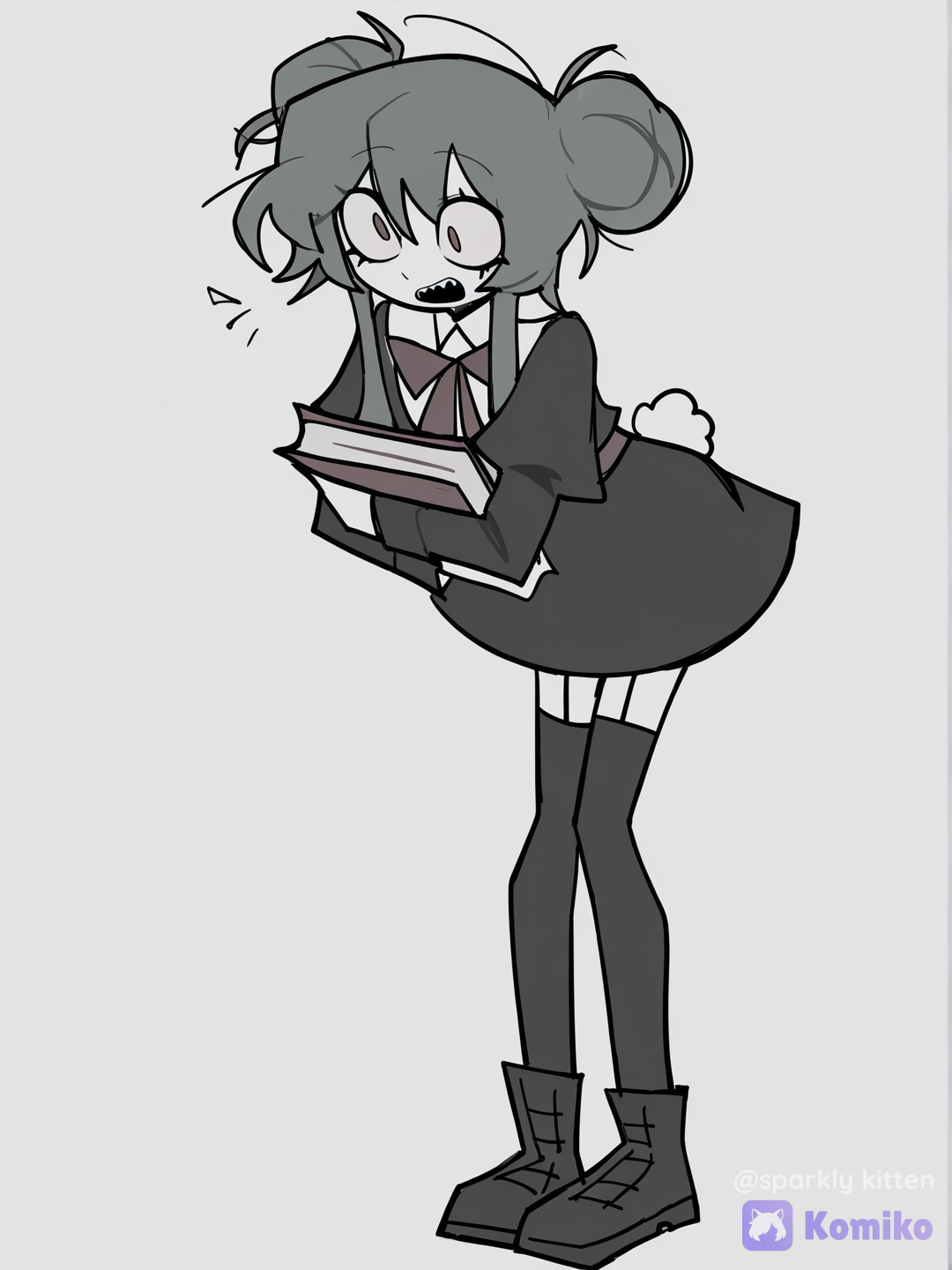 She’s new to witch school