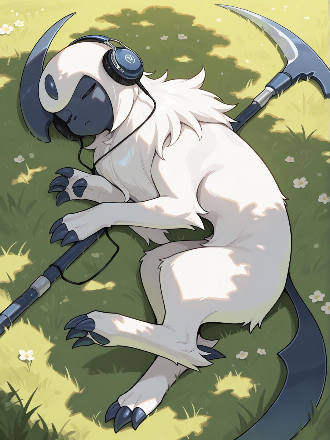 Absol With Headphone