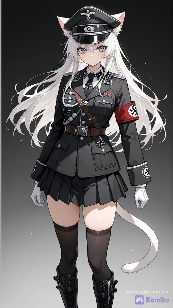 Catgirl on uniform