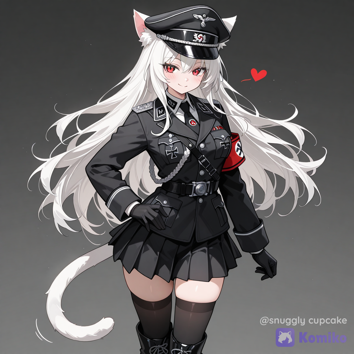 Military cat girl