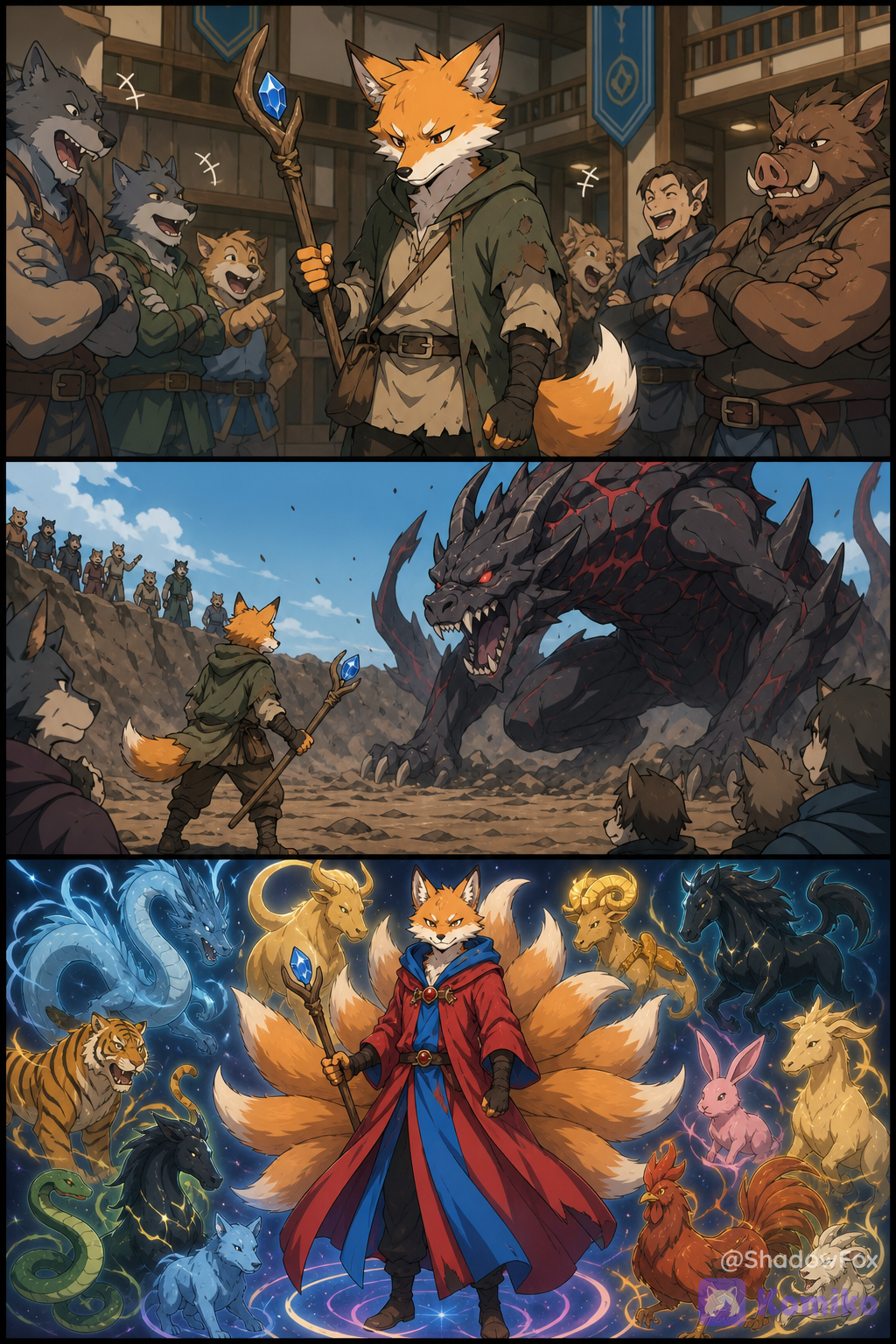 From a weak adventurer to a powerful summoner.