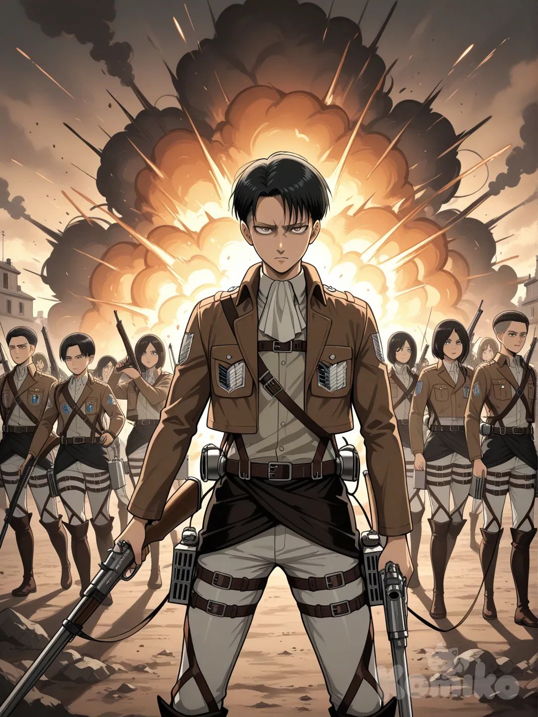 @Levi_(Shingeki_No_Kyojin) мировая война с женщинами