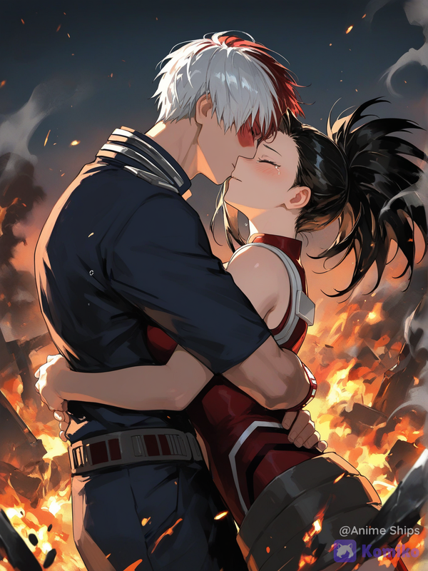 Yaoyorozu Momo x Todoroki Shoto