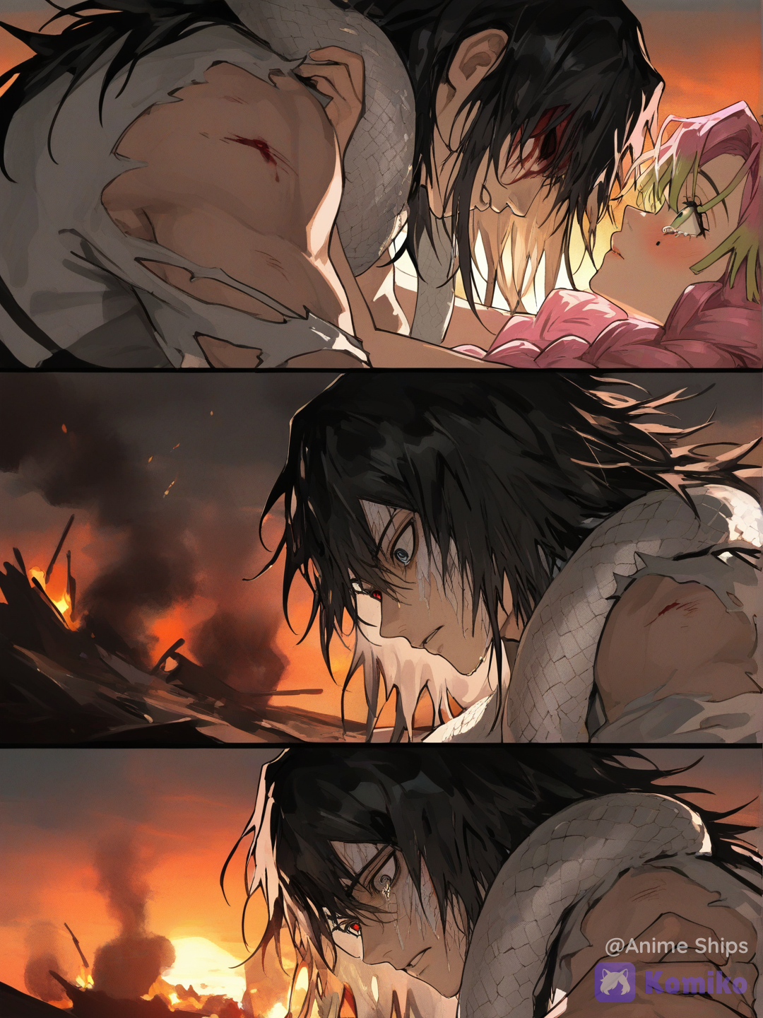 Kanroji Mitsuri x Iguro Obanai