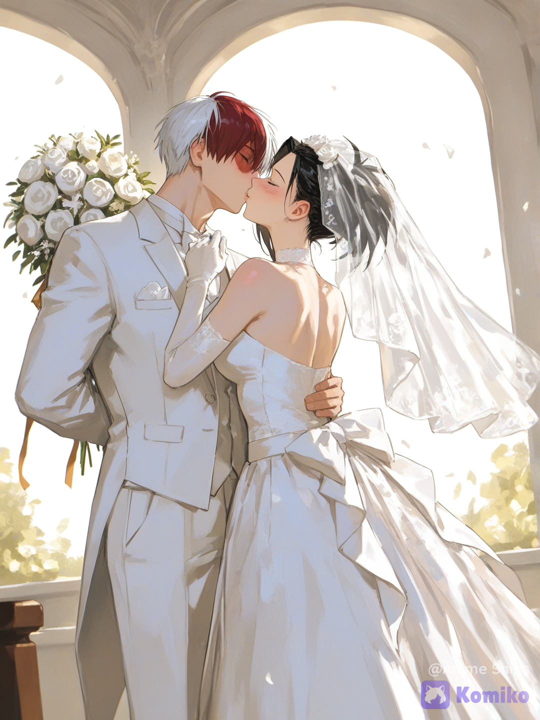 Momo Yaoyorozu x Shoto Todoroki