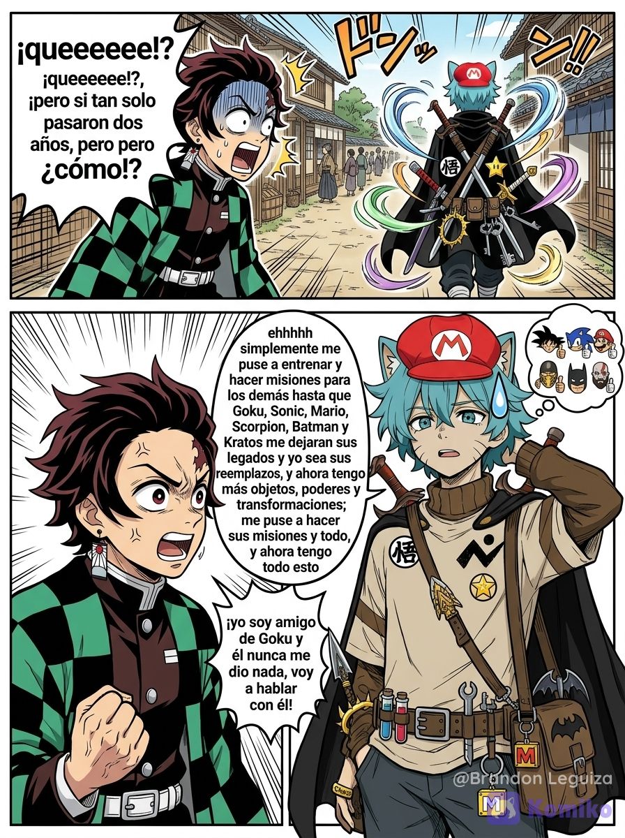 Tanjiro celoso